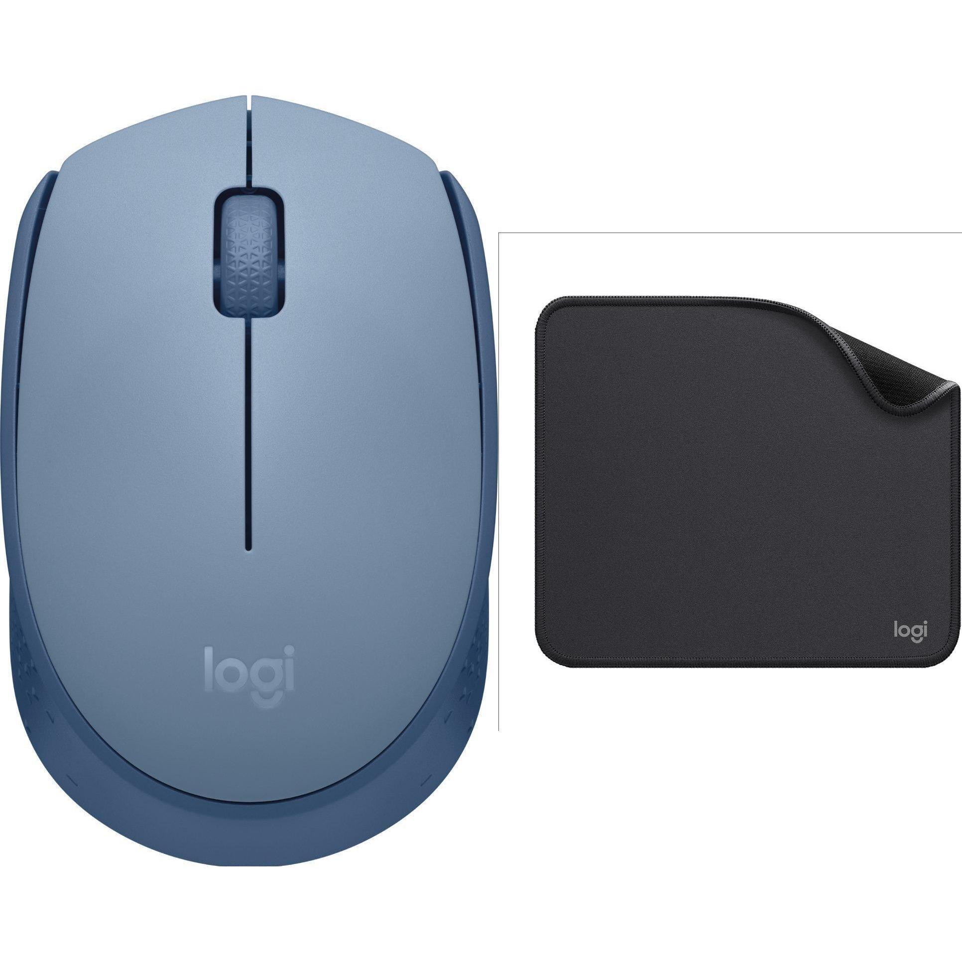 Morele Logitech M171 niebieska (910-006866) + Studio Series - GRAPHITE (956-000049) (Senza fili), Mouse, Blu, Grigio