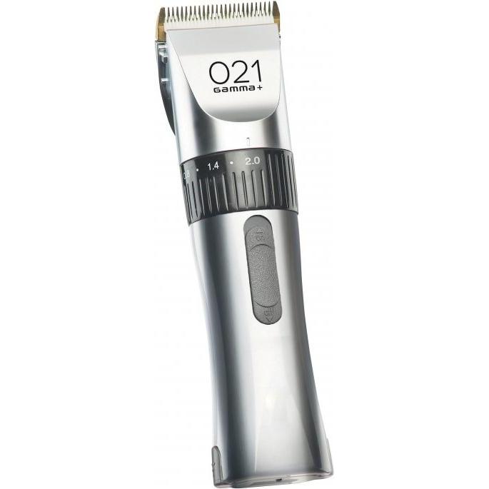 Gamma Più Uomo Argento Regolabarba + Tagliacapelli, Gammapiu' Tagliacapelli Professionale 021 Con 5