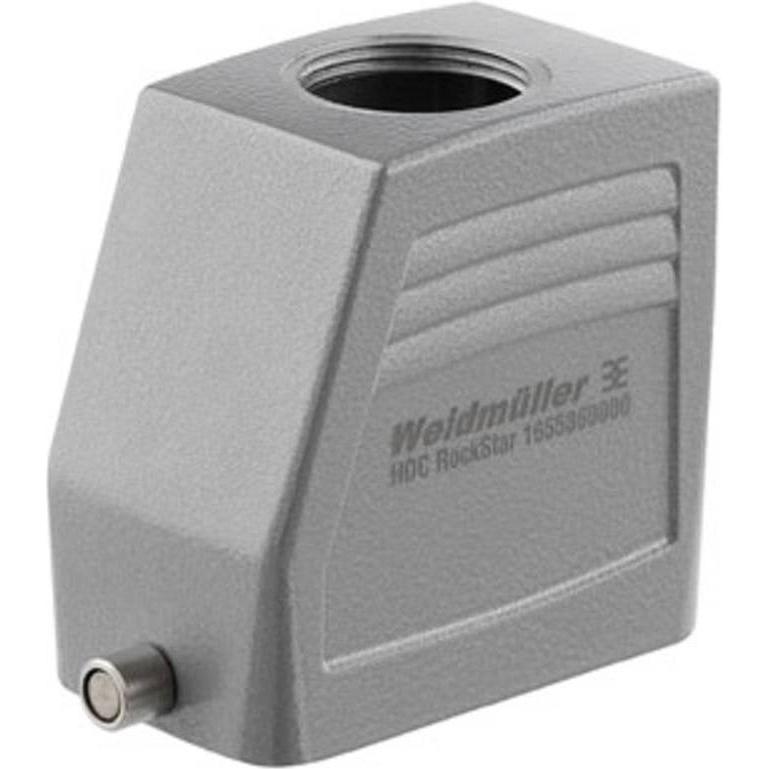 Weidmüller Alloggiamento del gommino Staffa longitudinale Alu IP66 1787340000, Cavo + Spina elettrica, Grigio