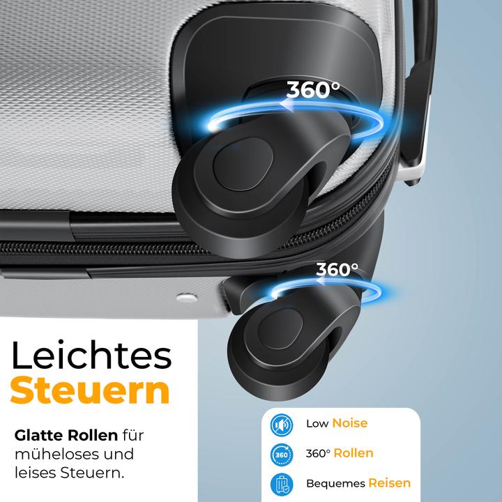 Image du produit Kesser 4-teiliges ABS-Hartschalenkofferset (34 l)