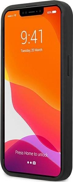 Image du produit Mercedes AMG AMHCP14SDOLBK étui rigide en cuir pour iPhone 14 6,1" czarny/black Hot Stamped (Apple iPhone 14)