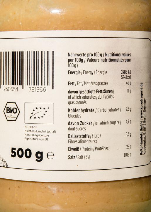 Immagine prodotto KoRo Burro di arachidi biologico (500 g)