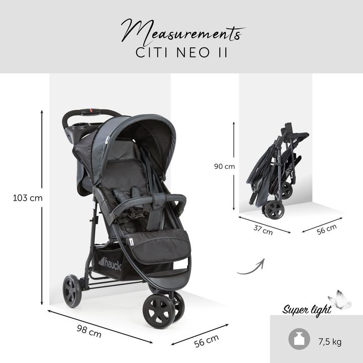 Produktbild Hauck Citi Neo II caviar/stone