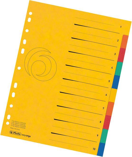 Image du produit Herlitz Répertoire en carton easyorga