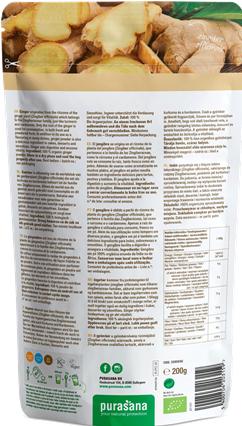 Purasana GINGER 100 % Raw Powder BIO - kaufen bei Galaxus