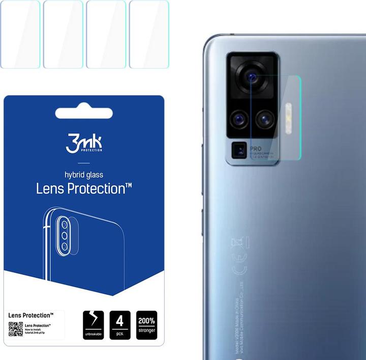 Actual product image 3MK Camera protection glass, camera glass (1 Piece, Vivo X51 5G)