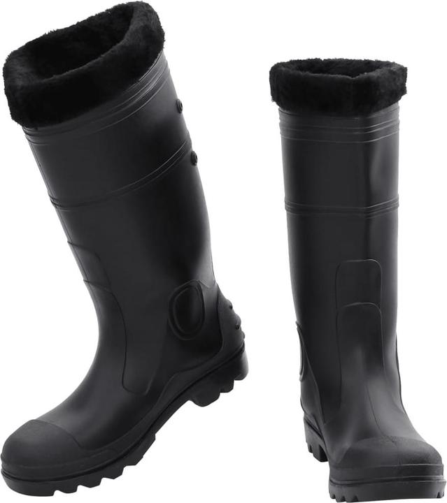 Actual product image VidaXL Rubber boots with removable inner lining size PVC (41)