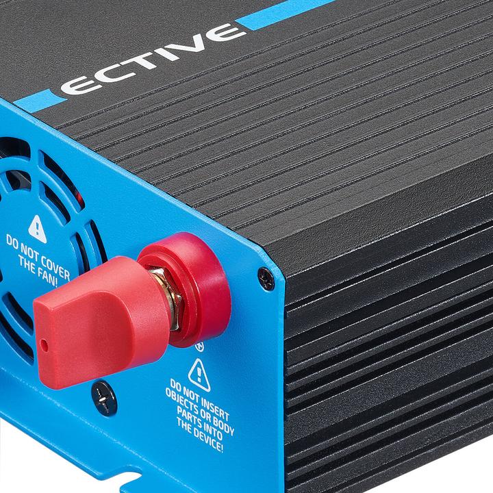 Image du produit Ective CSI 10 Sinus-Wechselrichter 1000W 24V mit Netzvorrangschaltung und Ladegerät (CH-Stecker)