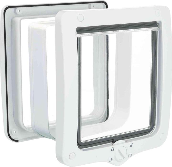 Actual product image Trixie 4-Way Free-Run Door with Tunnel (Magnetic cat flap)
