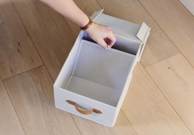 Image du produit Love it Store it Boîte à couvercle rabattable Premium, lot de 2 - Petite (25 x 33 x 16 cm, 13.50 l)