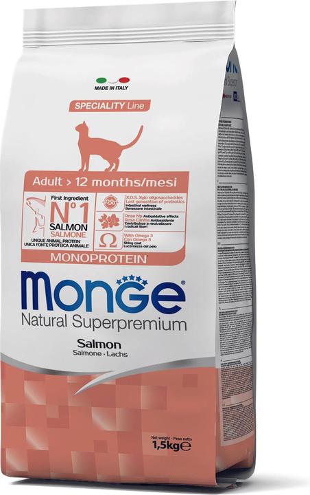 Immagine prodotto Monge Linea di specialità Salmone adulto (Adulto, 1500 g)