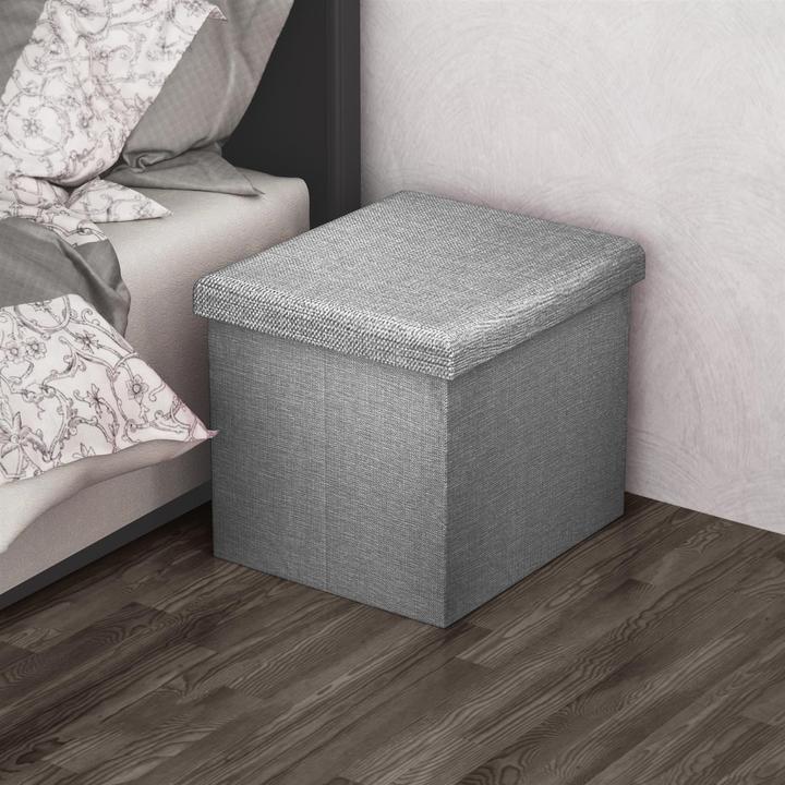 Image du produit Intirilife Cube d'assise ALASKA GRAU