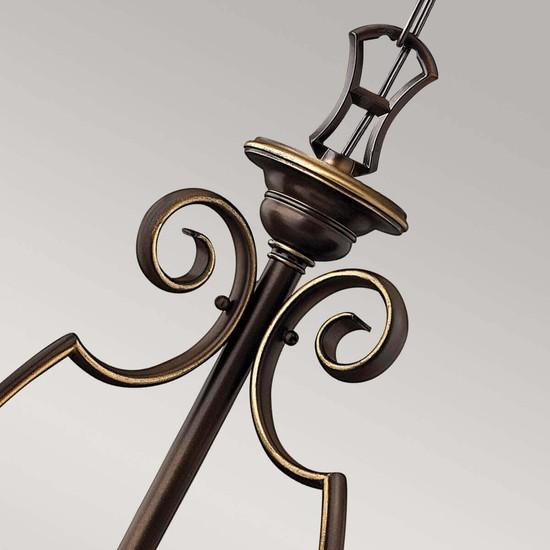 Actual product image Elstead Lighting Cello chandelier E27 6-light antique bronze (80.60 cm)