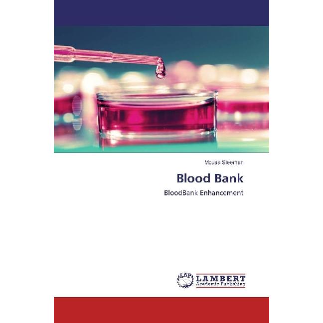 Blood Bank, Fachbücher von Mousa Sleeman