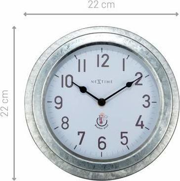Produktbild Nextime Thermometer Lily Ø 22 cm, Silber