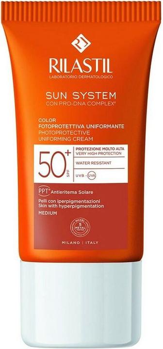 Actual product image Rilastil Sun System Colour Emulsion Spf50 40ml (Suntan cream, SPF 50, 40 ml)