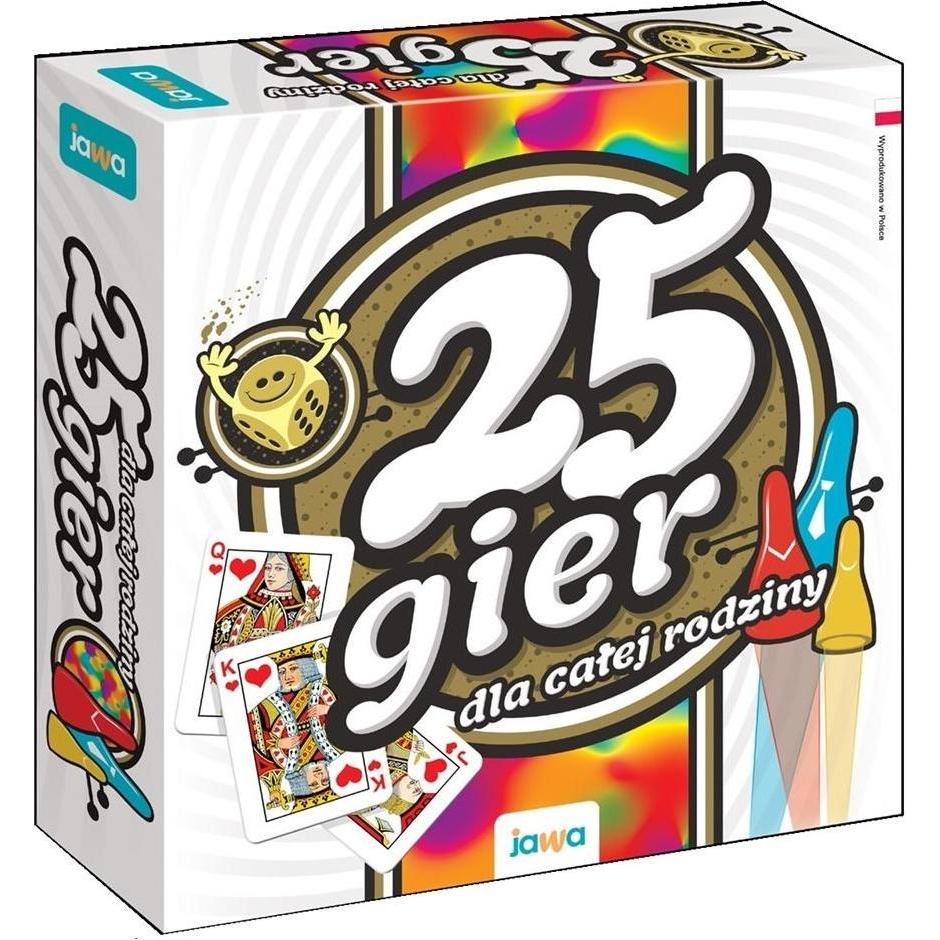Jawa Multicolore 25 Giochi Da Tavolo Per Tutta La Famiglia (Polacco, 1 - 4 Giocatori)