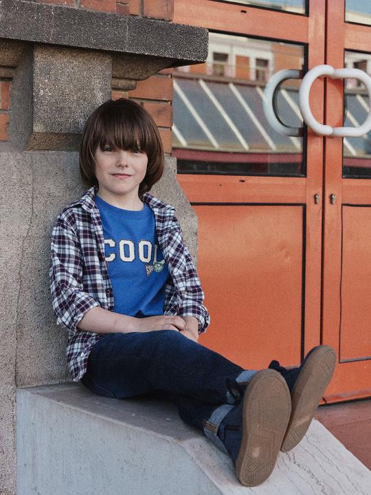 Immagine prodotto Vertbaudet Jungen T-Shirt mit Print und Recycling-Baumwolle (128)