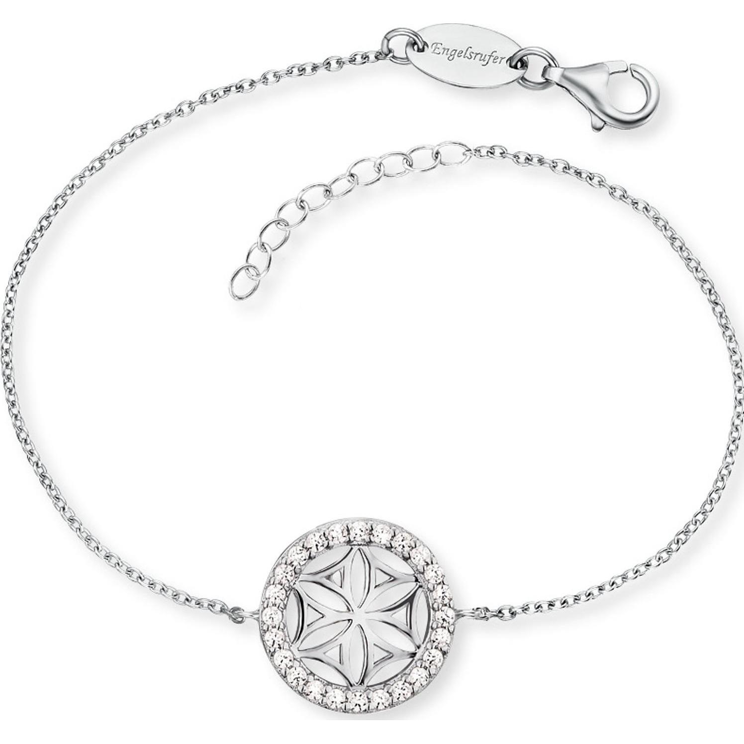 Engelsrufer, Armschmuck, Lebensblume Armband, (17 cm, 925er Silber)