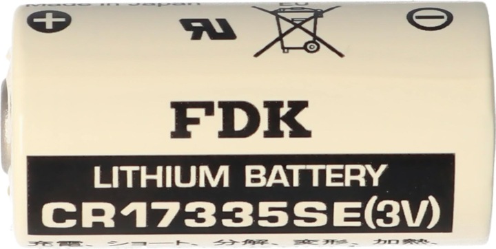 Actual product image FDK Battery Sanyo Lithium Battery CR17335 SE Size 2/3A, without solder tags CR17335SE (1 pcs., 17335, 1800 mAh)