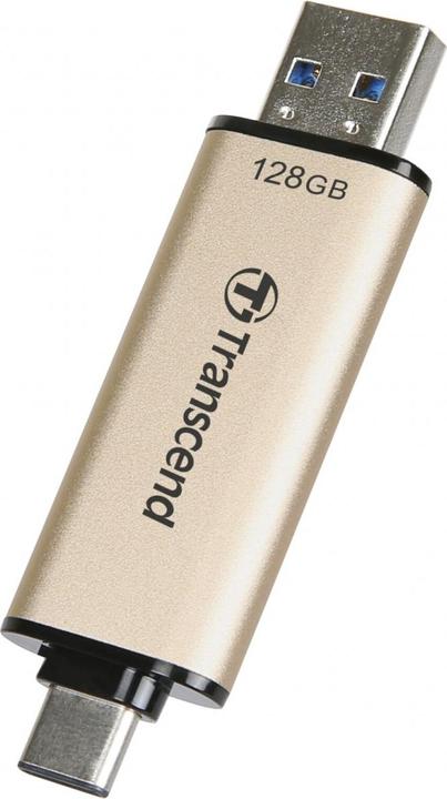 Actual product image Transcend JetFlash 930C (128 GB, USB-C, USB-A, USB 3.1)