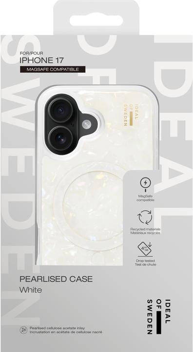 Image du produit iDeal Of Sweden MagSafe Pearlised Hard-Cover Pearlised White (Apple iPhone 17)