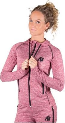 Actual product image Gorilla Wear Shawnee Zipped Hoodie Mixed Red (S)