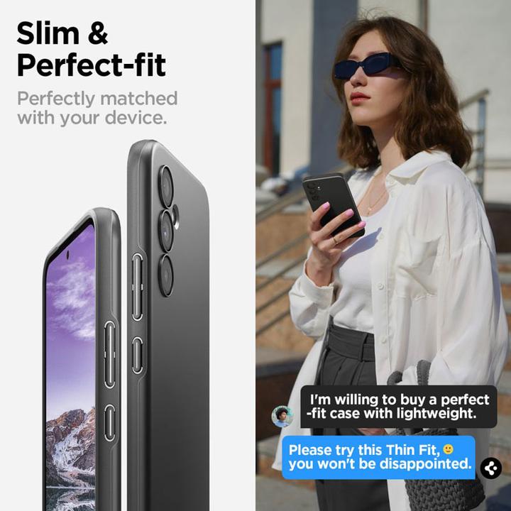 Image du produit Spigen Thin Fit Case pour A546B Samsung Galaxy A54 - noir (Samsung Galaxy A54 5G)