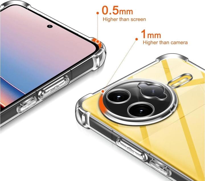 Produktbild Screenguard Crystal Soft Airbag Bumper Hülle (Xiaomi Poco F7 Ultra)