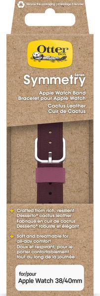 Actual product image OtterBox Symmetry Cactus Leather Watch Band for Apple Watch 9/8/7 45mm (42 mm, 44 mm, 45 mm, Vegan Leather)