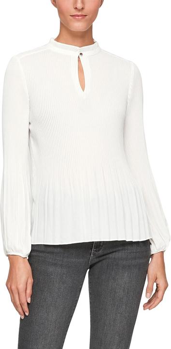 Produktbild s.Oliver Bluse Plissée-Bluse aus Chiffon (34)