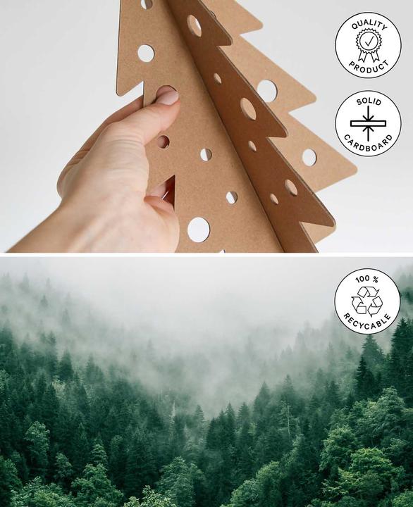 Produktbild I Am Creative Tannenbaum Set DIY, 4tlg.