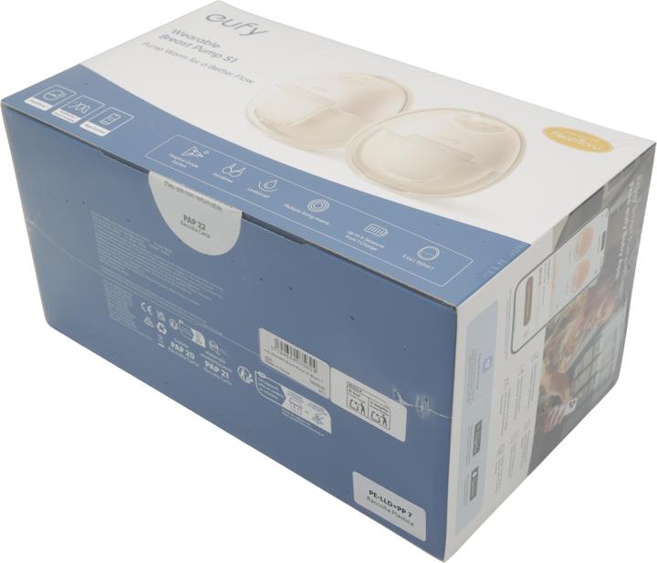 Produktbild eufy Baby S1 Draagbare Borstkolf â€“ Breast Pump â€“ Verwarmingstechnologie â€“