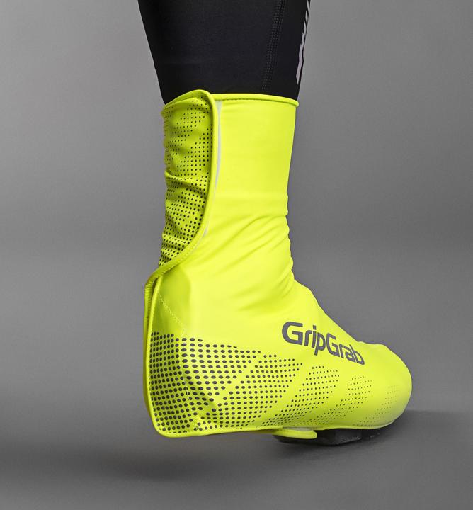 Actual product image GripGrab Ride Waterproof Hi-Vis Shoe Covers (XL)
