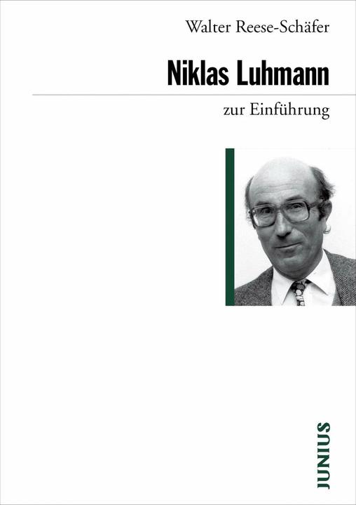 Produktbild Niklas Luhmann zur Einführung (Deutsch, Walter Reese-Schäfer, 2022)