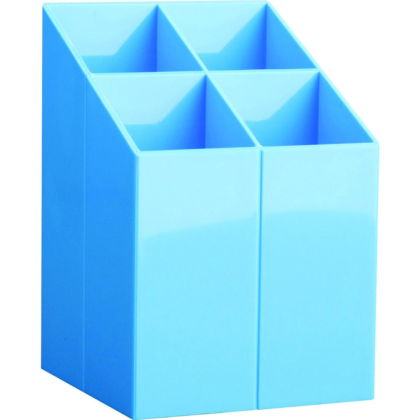 Ico, Schreibtisch Accessoire, Schreibtisch-Organizer, Lux, mit Fchern, hellblau