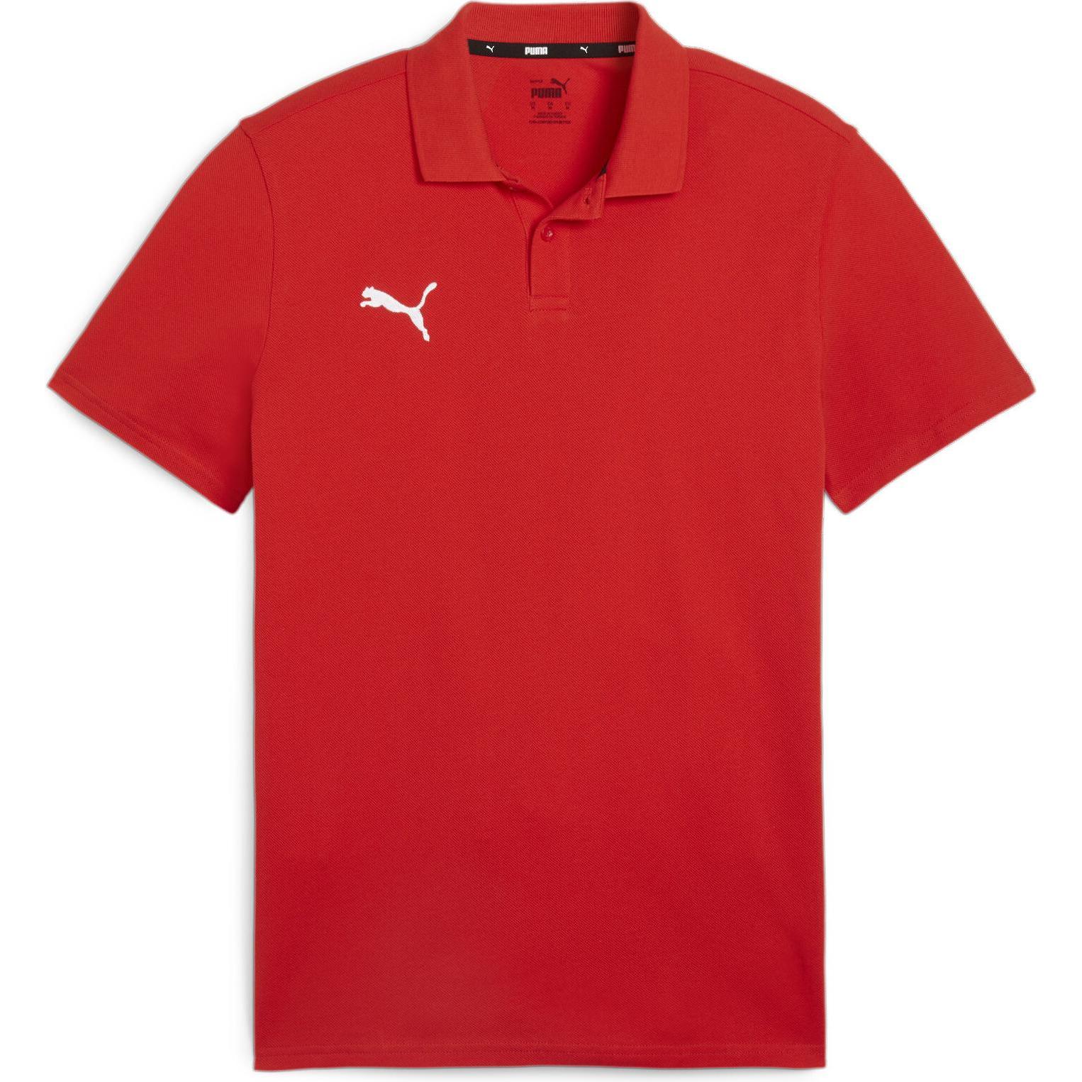 Puma, Herren, Sportshirt, teamGOAL Casuals Polo (5XL), Rot, 5XL