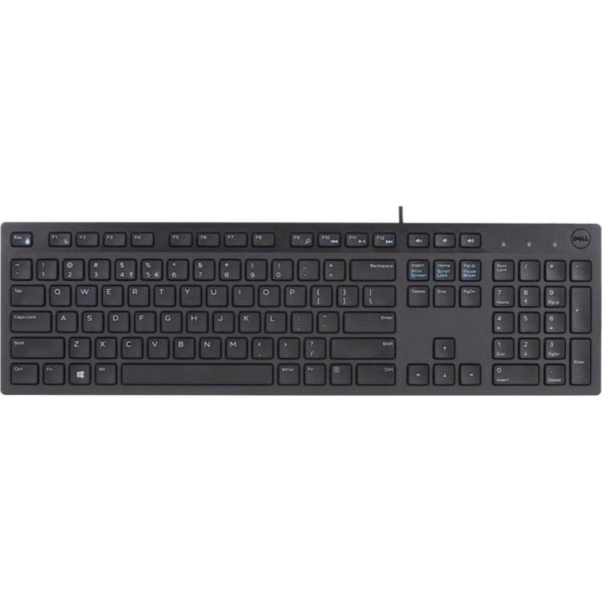 Dell Keyboard (NORDIC), Notebook Ersatzteile, Schwarz