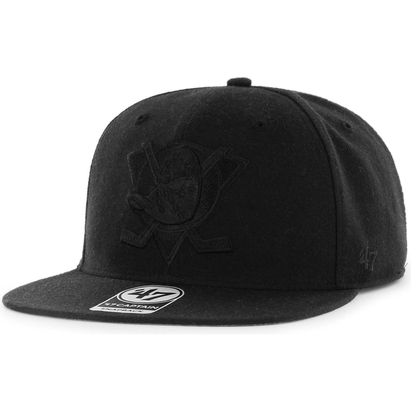 47 Brand, Herren, Cap, NHL Anaheim Ducks, Schwarz