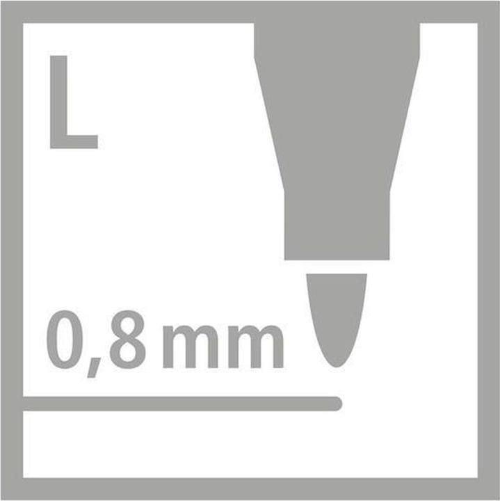 Produktbild STABILO GREENpoint umweltfreundlicher Filzschreiber (Blau, 1 x)