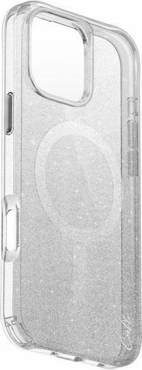 Actual product image Uniq etui Coehl Lumino iPhone 16 Pro 6.3" Magnetic Charging srebrny/sparkling silver (Apple iPhone 16 Pro)