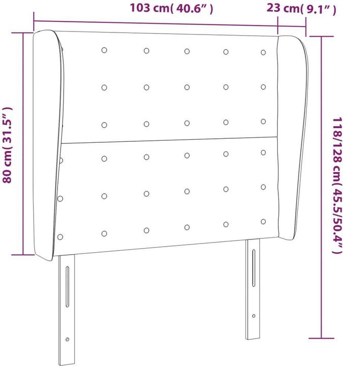Image du produit VidaXL Zain (103 x 23 x 128 cm)