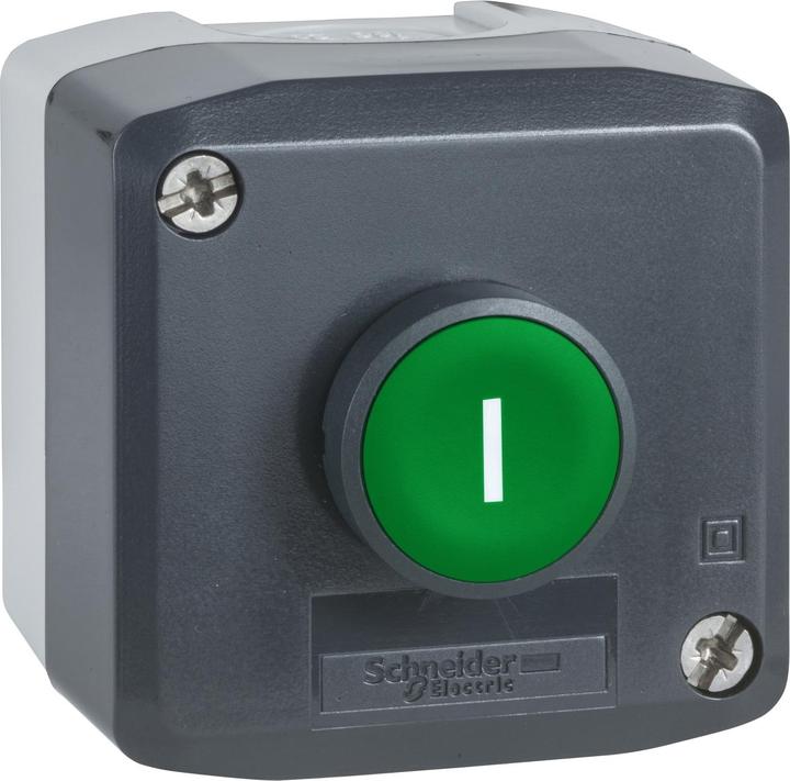 Schneider Electric Boite 1 Bouton Vert