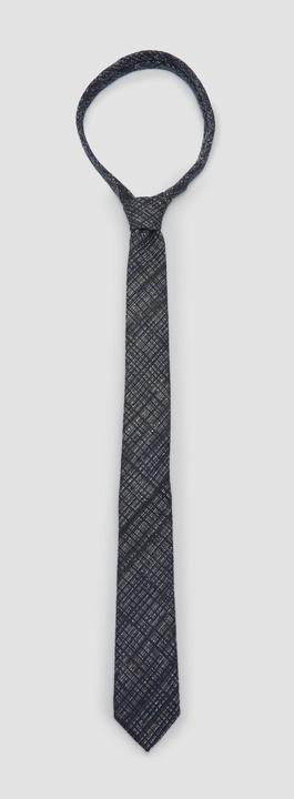 S.Oliver Krawatte Strukturierte Krawatte aus Seidenmix