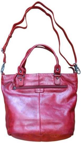 Produktbild Pavini Shopper Leder rot