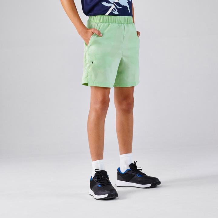 Immagine prodotto Artengo Kinder Tennisshorts - TSH Dry Jr hellgrün (164)