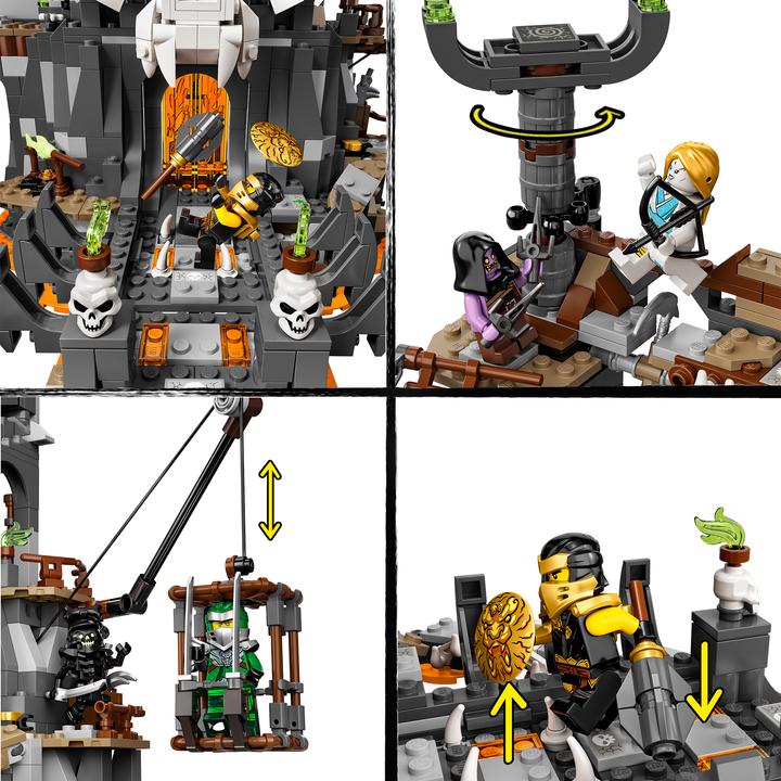 Actual product image LEGO Dungeon of the skull mage (71722, LEGO Ninjago)