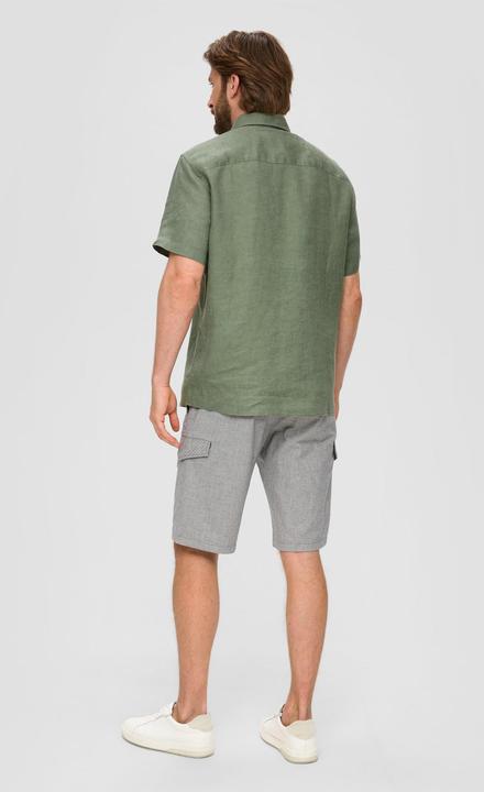 Immagine prodotto s.Oliver Hemd Kurzarmhemd aus Leinen (S)