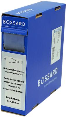 Schrumpfschlauch-Box 24:8mm transparent 3m (3 x)