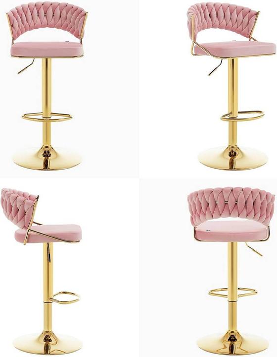 Produktbild Woltu 2x Barhocker höhenverstellbar